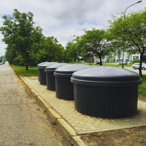 Semi-underground waste container Bee Bin