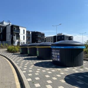 Semi-underground waste container Bee Bin