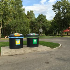 Semi-underground waste container Bee Bin