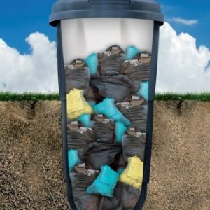 Semi-underground waste container Bee Bin
