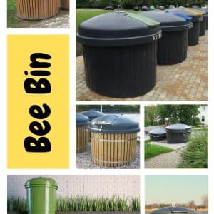 Semi-underground waste container Bee Bin