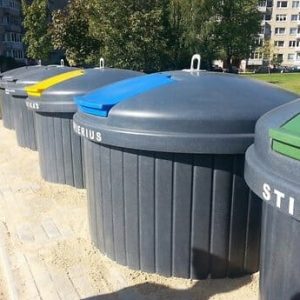 Semi-underground waste container Bee Bin