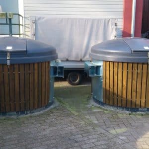 Semi-underground waste container Bee Bin