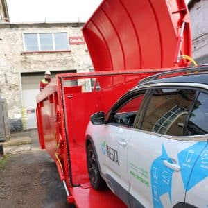 Electric vehicle fire extinguishing container – BALOX