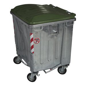 Steel Wheelie Waste Bins (GI 1100)