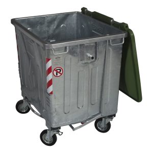 Steel Wheelie Waste Bins (GI 1100)