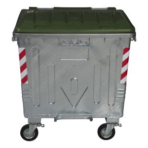 Steel Wheelie Waste Bins (GI 1100)