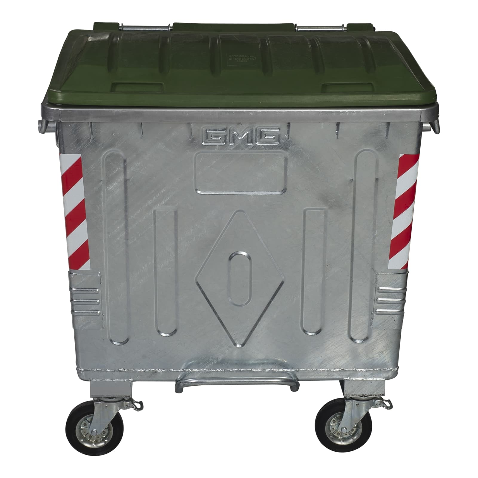 Metal Garbage Bin, Capacity: 1100 L