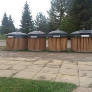 Bee Bin Semi-underground waste container