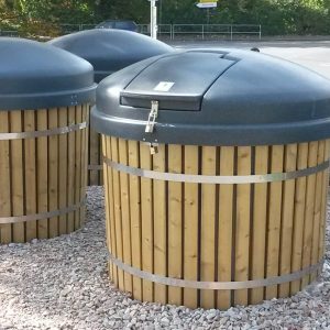 semi underground containers