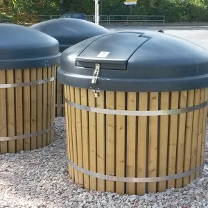 semi underground containers