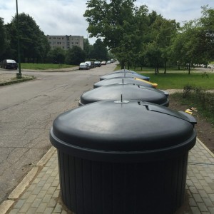 Bee Bin semi underground containers